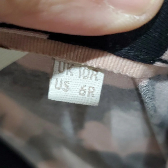 Boden pink grey patterned wrap dress long sleeve - Picture 7 of 9